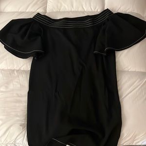 ZARA Off Shoulder Black Dress